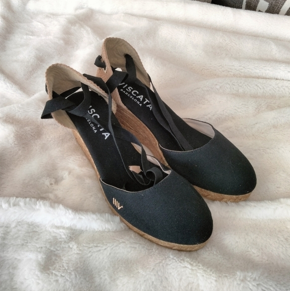 Viscata Espadrille Wedge Sandals - Picture 2 of 8